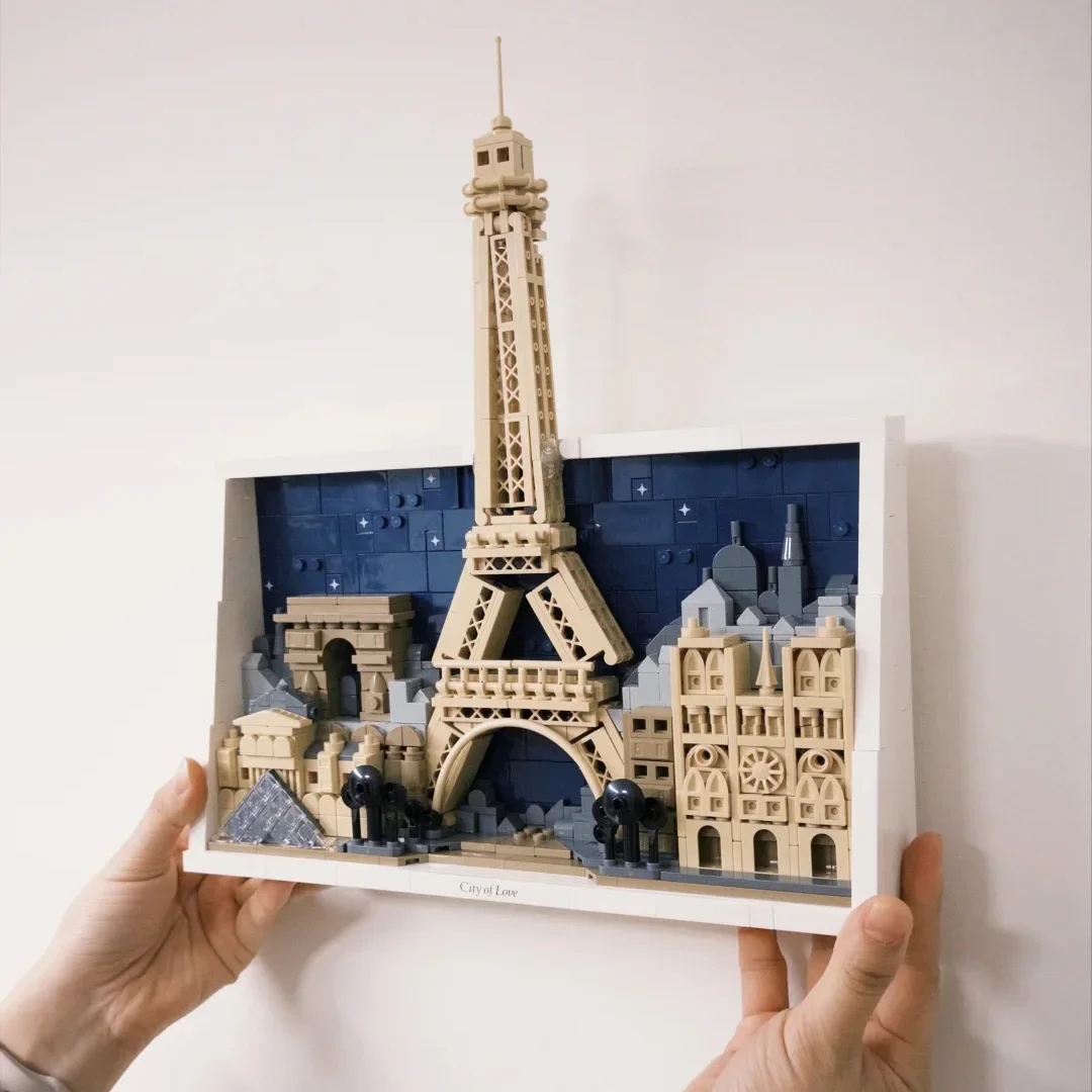 

Набор строительных блоков 2026 Supreme Popular Paris Love City, модель 21064, подарок для детей, сувениры для вечеринок, бестселлер для мальчиков и девочек