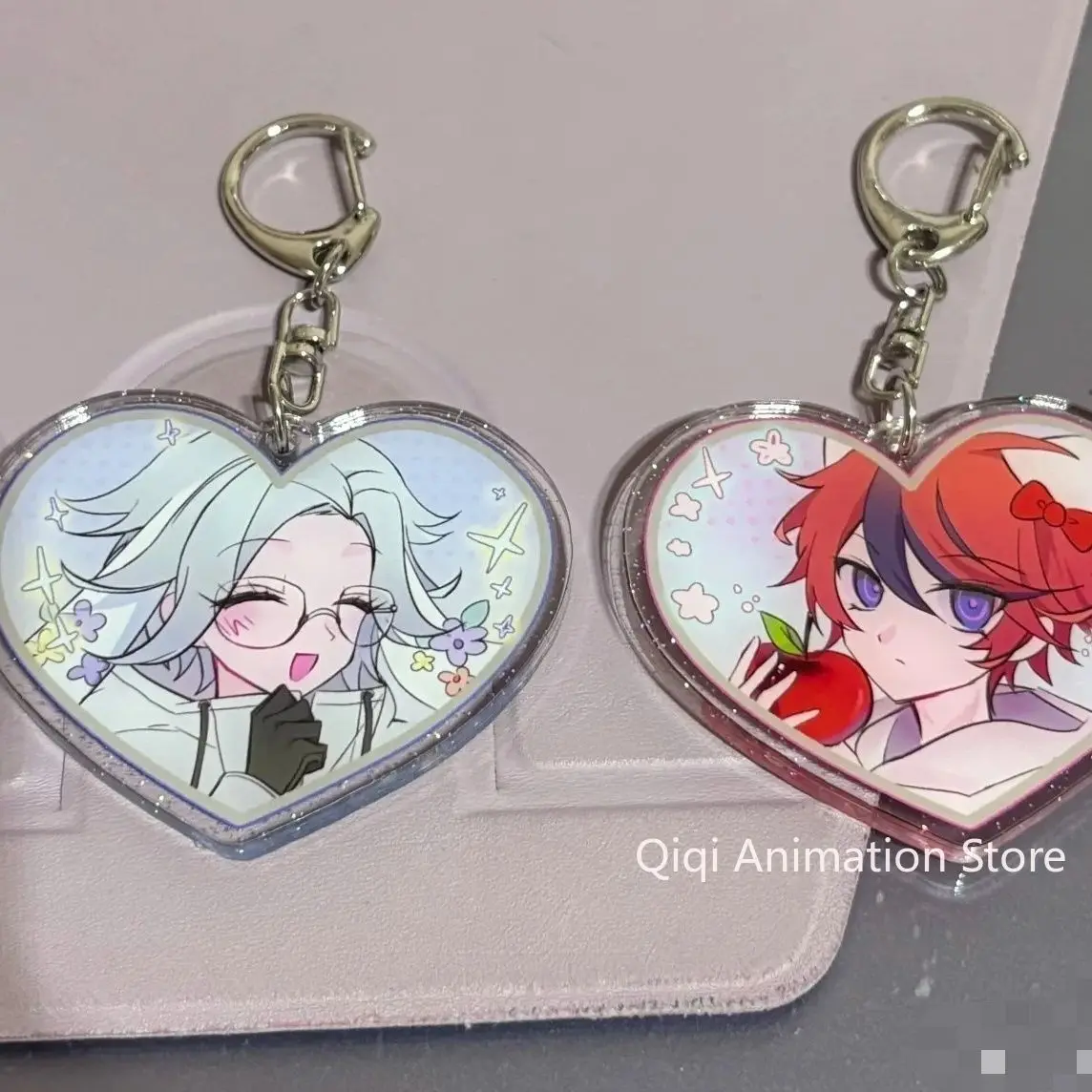 

2026 New The Hundred Line Last Defense Academy Keychains Anime Key Ring Bags Car Keys Pendant Kids Christmas Birthday Gifts