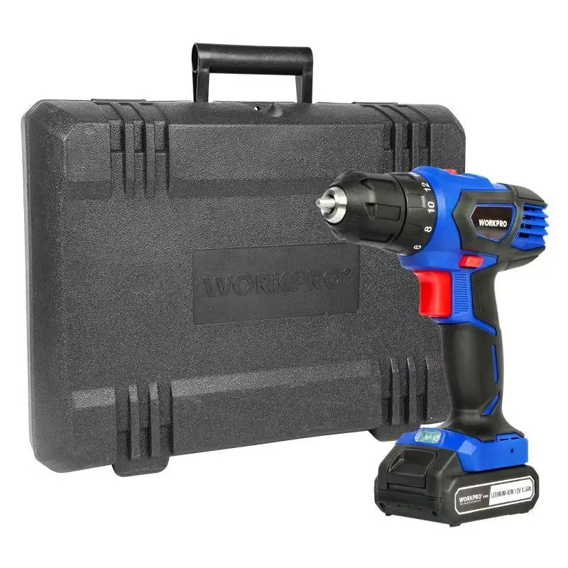 WORKPRO Electric Household Power Tool Set with Wireless Charging Function, Multi-functional Mini Drill for Renovation
