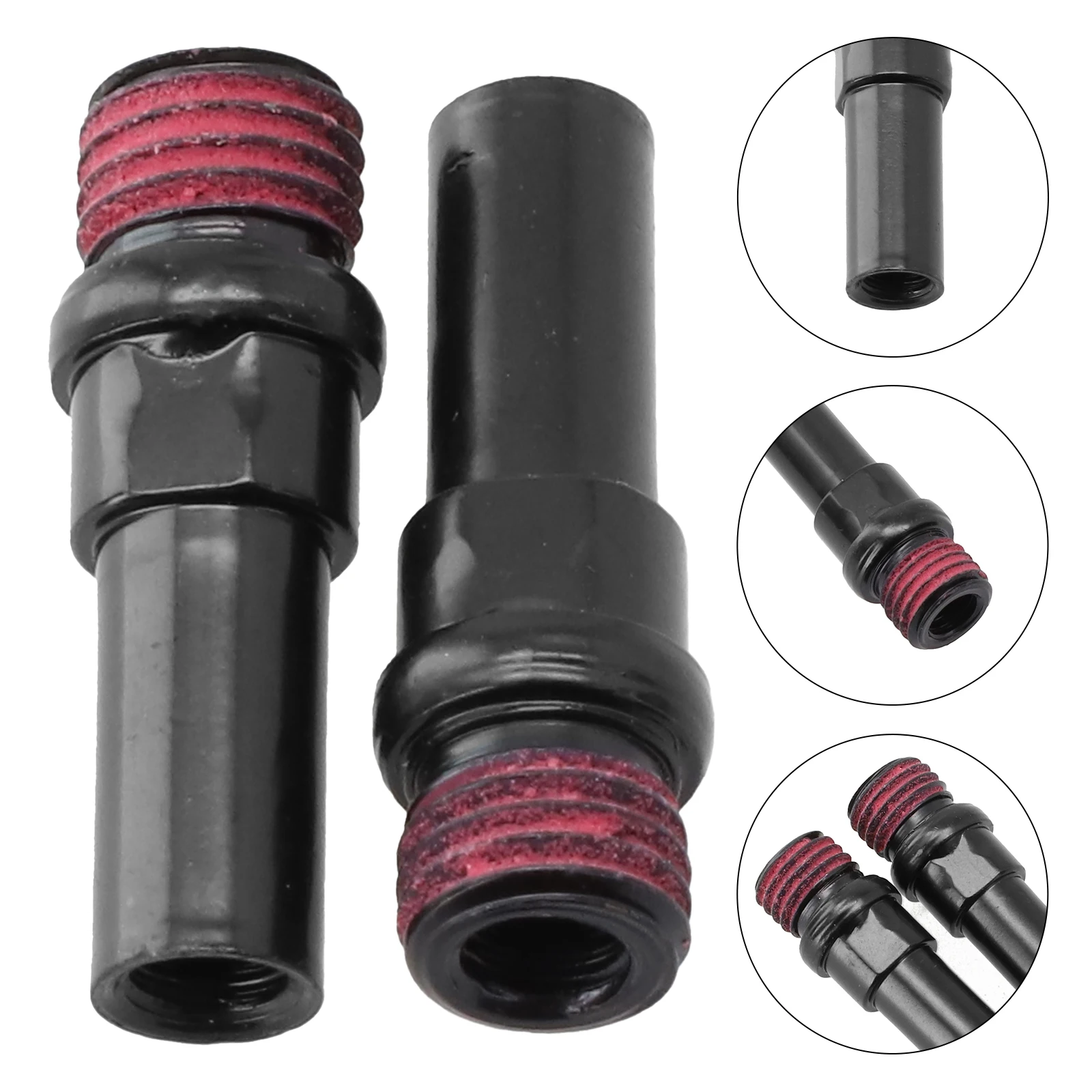 Bicycle Brake Column For Mountain Bike Mounting Screw V-Brake 2 Pack Anti-loose Glue Black Corrosion-resistant