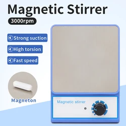 3000rpm Mini Magnetic Stirrer with Stir Bar Fast Motor Portable Magnetic Mixer Laboratory Supplies US EU Plug