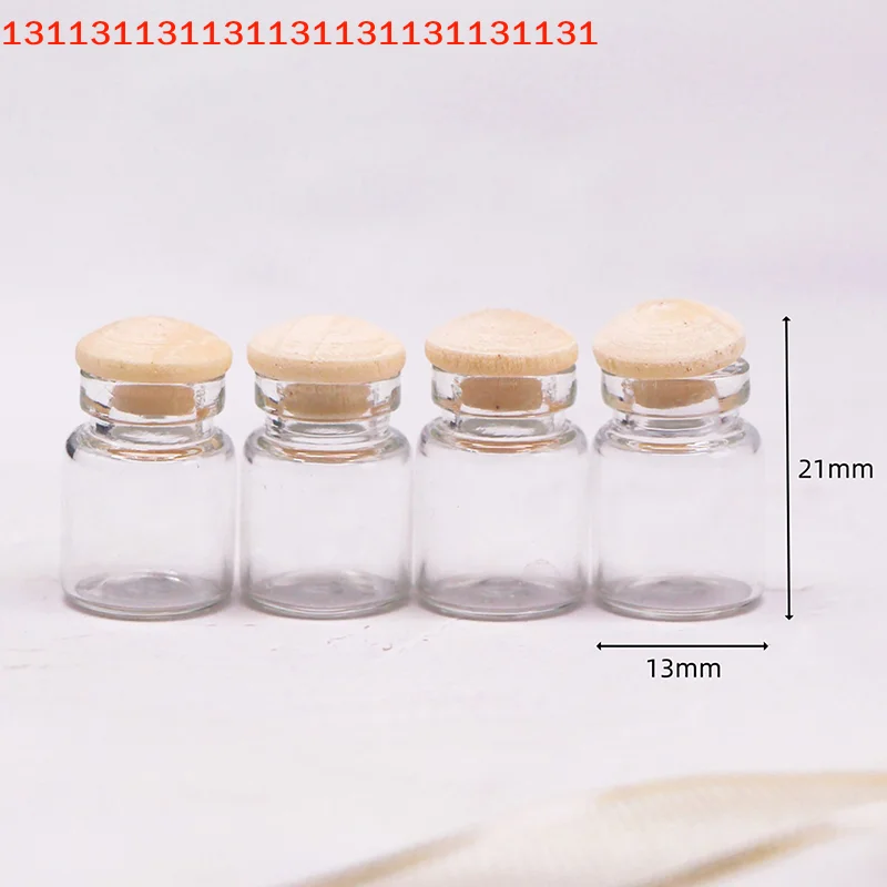 4 szt./zestaw Przezroczyste mini słoiki na słodycze do domku dla lalek, scena zabawy z jedzeniem, słoik do przechowywania w kuchni
