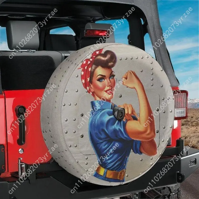 

Effort Woman Various Models Spare Car Tire Cover Sand Dust Prevention Protect Wind Rain Tire Cover Sturdy Durable Tire Covers