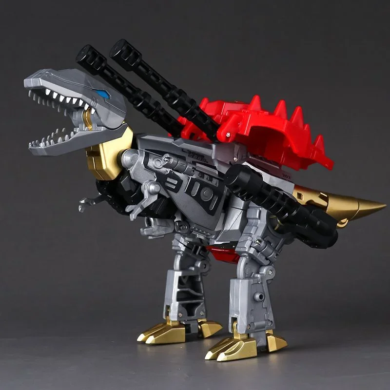 Transformacja 5 w 1 mechaniczna bestia dinozaur Triceratops tyranozaur stegozaur brachiozaur figurka chłopiec prezent zabawka