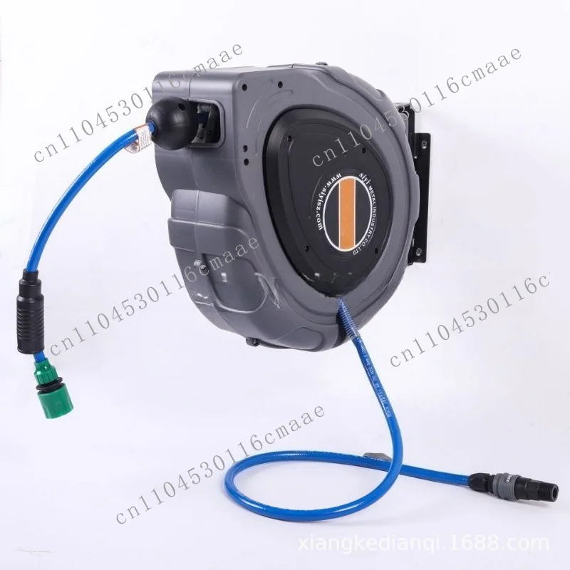 Auto tool telescopic flexible pipe reel 12mm double-layer clamp bobbin Source manufacturer Auto repair car wash gun