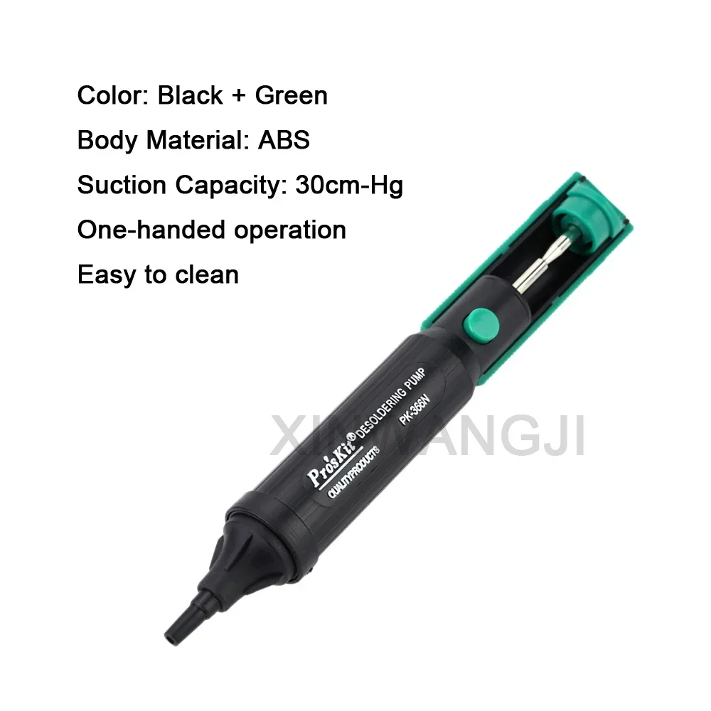 Pro\'sKit 8PK-366N Suction Tin Solder Suckers Desoldering Gun Soldering Iron Pen Hand Tools Desoldering Pump Welding Tool