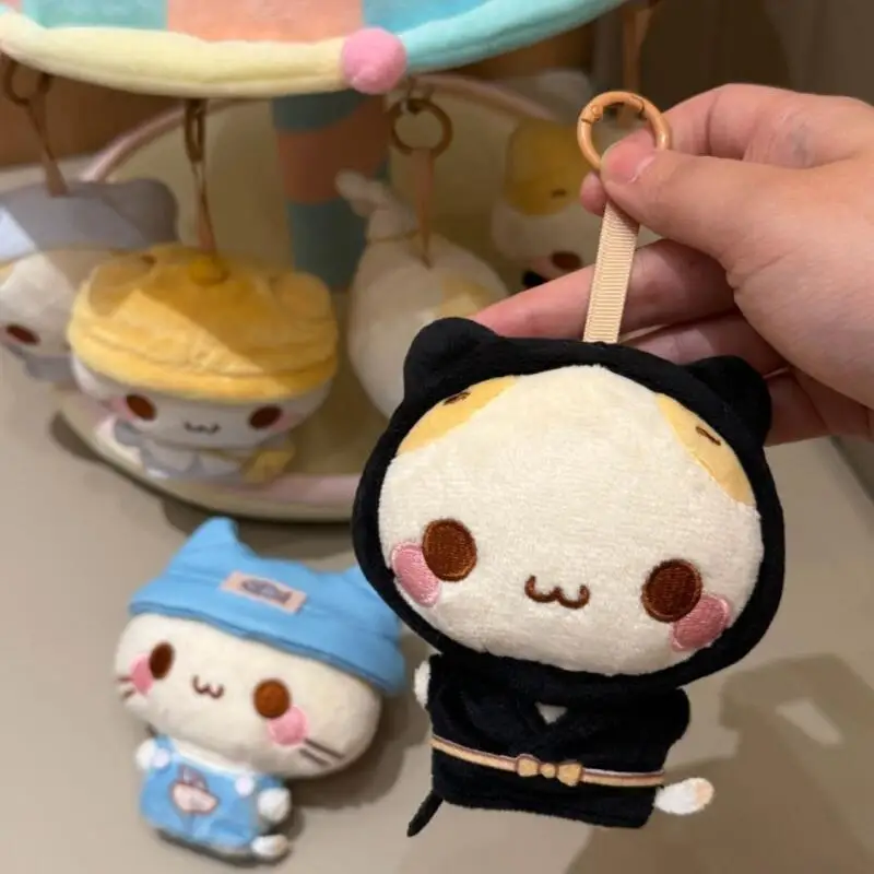 Kawaii Mashumaro ألعاب من نسيج مخملي المفاتيح الكرتون أنيمي حقيبة الظهر سستة قلادة لطيف دمية الديكور هدايا عيد ميلاد للبنين والبنات #6