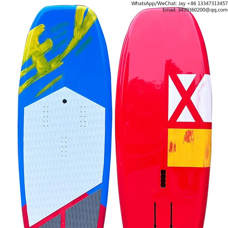 

Unisex PVC Inflatable Stand-Up Paddleboard Water Surfboard Windwing Wakeboard With Unpowered Feet On Board