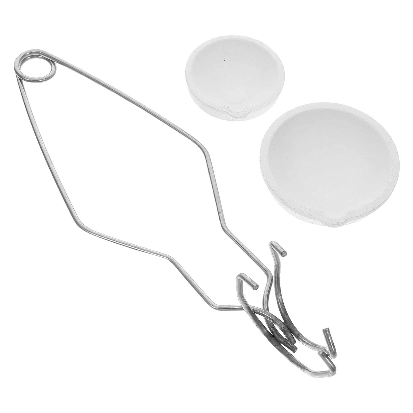 

Crucible Set with 100G 250G Quartz Bowls for Gold Silver Jewelry Melting High Temp Resistance Small Size Easy Storage Metal