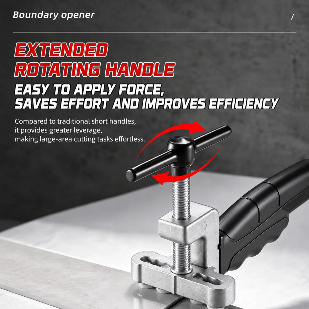 Hand Held 2 In 1 Tile Breaker Compact Size High Efficiency Glass Cutting Tool Labor Save Fast Cut Craft Floor Work Tool