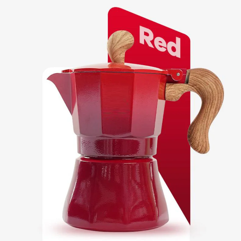 

Aluminum Mocha Pot Coffee Pot Small Household Espresso Machine for Brewing Coffee