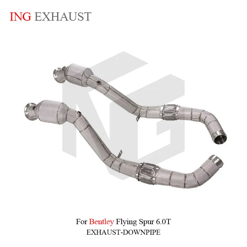 

ING Ss304 Downpipe Exhaust for Bentley Flying Spur 6.0T System Air Flow Nozzler Large Displacement Performance