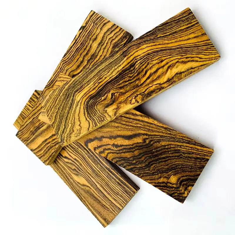 3 Sizes 8MM 10MM 30MM Thickness Natural Solid Wood Board Mexican Golden Sandalwood for Knife Handle Scales Make Material