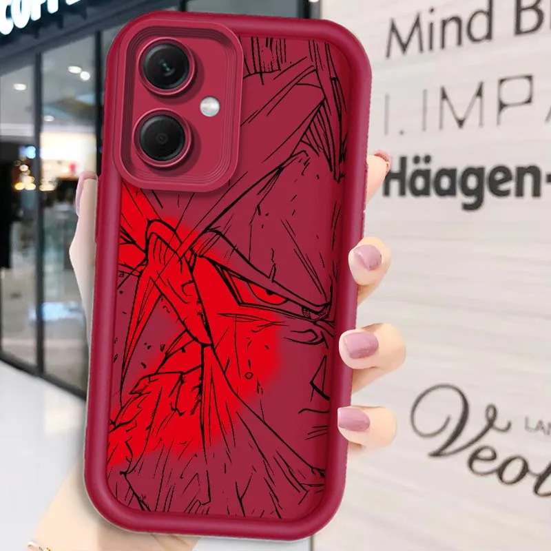 D-Dragon Ball Goku كول أنيمي ل Redmi نوت 14 13 12 11 13R 12R 12T 11T Pro Plus العين سلم جراب هاتف #5