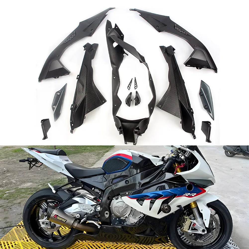 

Unpainted New Black Inner Fairing Plastic Pieces Fit for BMW S1000RR 2009 2010 2011 2012 2013 2014