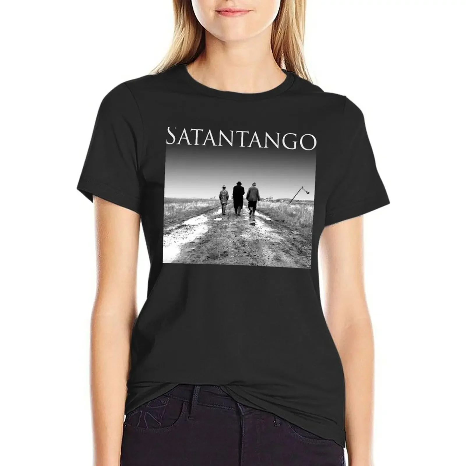 

Satantango T-Shirt plus sizes tees funny plain t shirts for Women