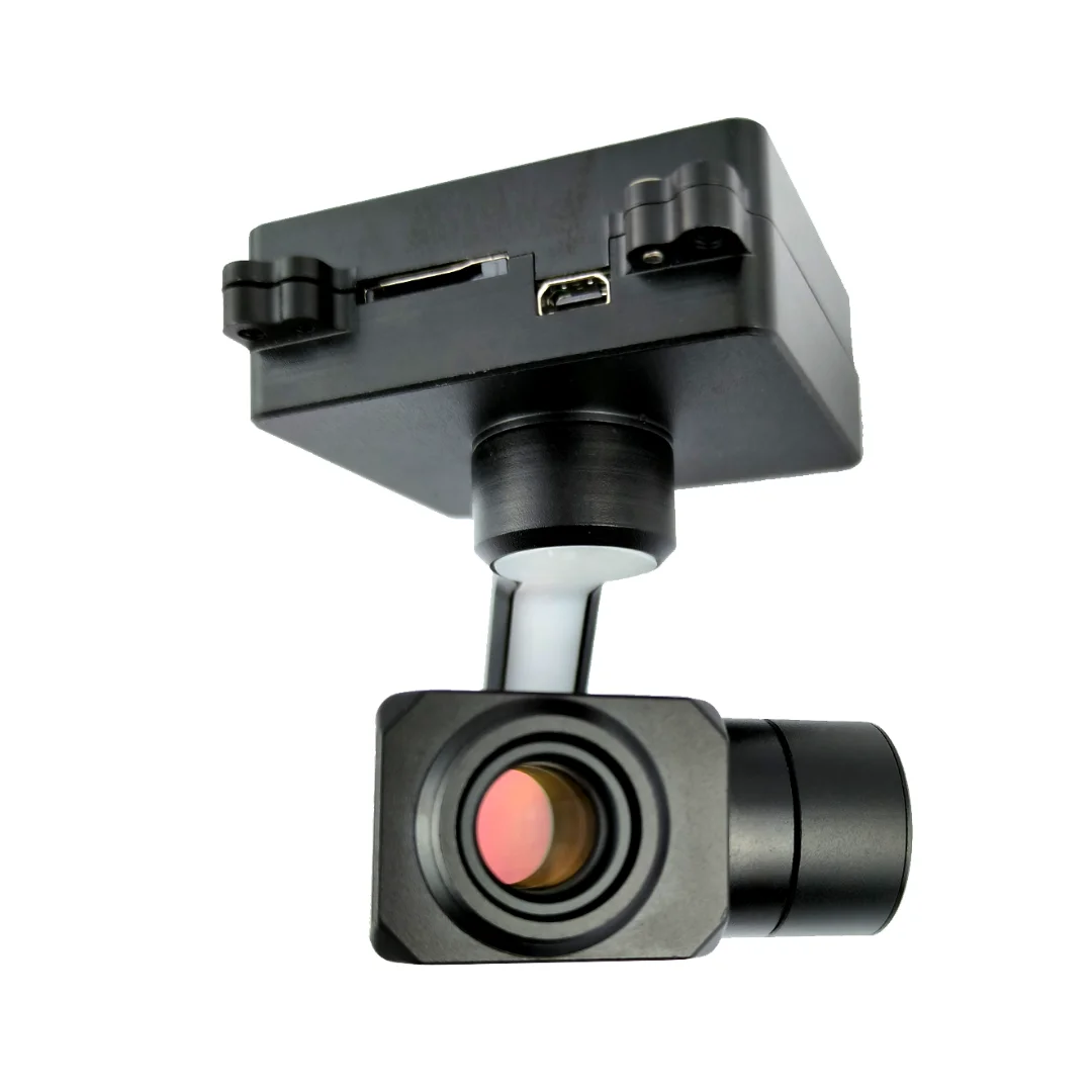 KHP415 4K Visible Light 3-axis Gimbal Camera 9x Digital Zoom and RC Channel Control Mini Camera For VTOL/