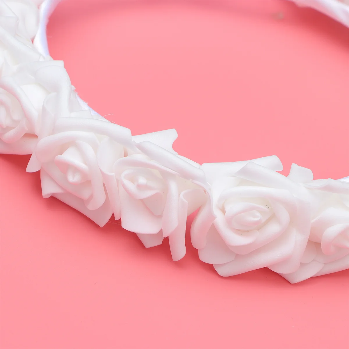 

White Rose Veil Elegant Wedding Accessory for Bride Tulle Wedding Veil Veils Suitable All Brides Special Occasions