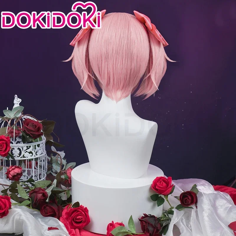 Kaname-Peluca de Anime Madoka para mujer, pelo rosa, Puella Magi Madoka mágica, Cosplay, Halloween, en STOCK