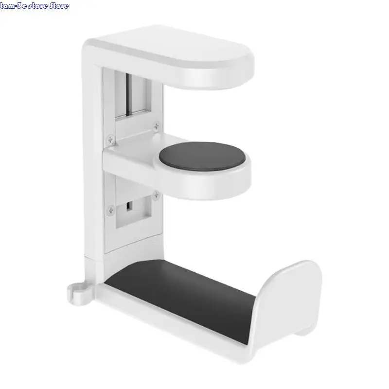 D0UA تحت مكتب Headset Hanger Rotatable Arm Clamp Management Cable Management Rack