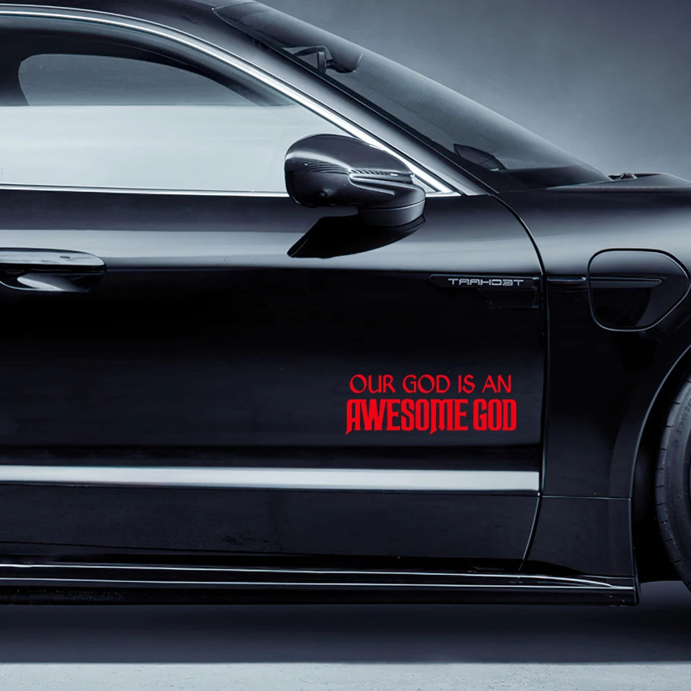 ملصقات السيارات المسيحية المسيح سيارة شاحنة مقاوم للماء ملصق حائط من الفينيل الإبداعية الفينيل الزخرفية ملصق اكسسوارات السيارات الخارجية