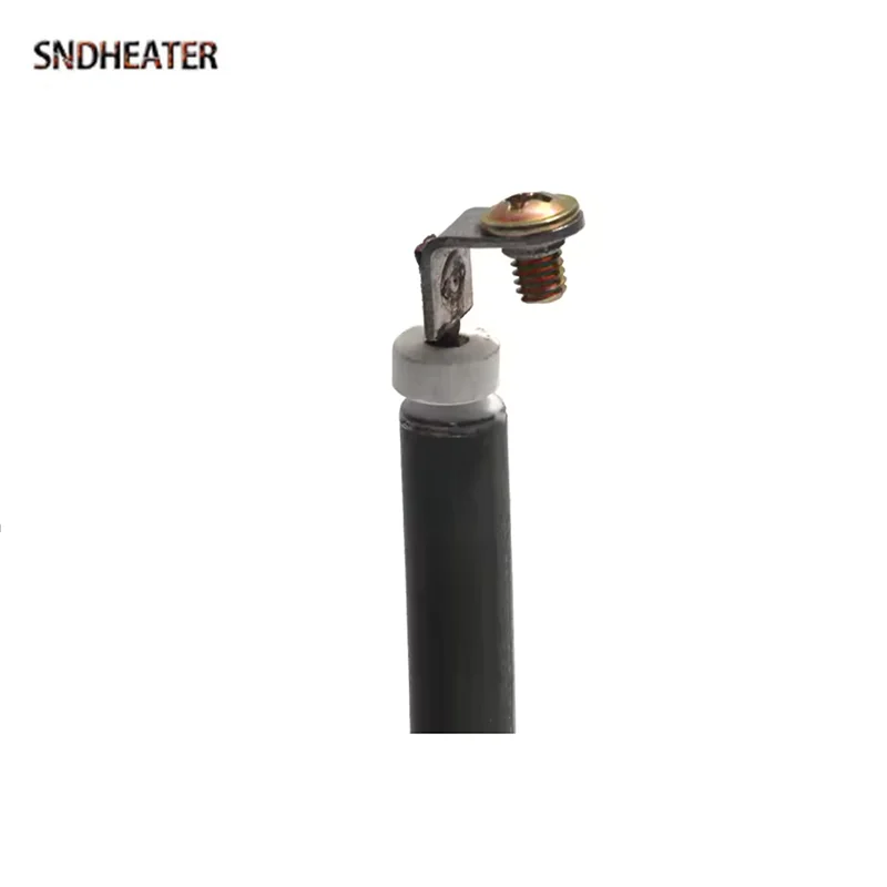 SNDHEATER 220 فولت 2KW M شكل مجفف الهواء عنصر التدفئة الكهربائية الأخضر نوع الفولاذ المقاوم للصدأ سخان الفرن المنزلي توجيه الأنبوب نهاية 280 مللي متر