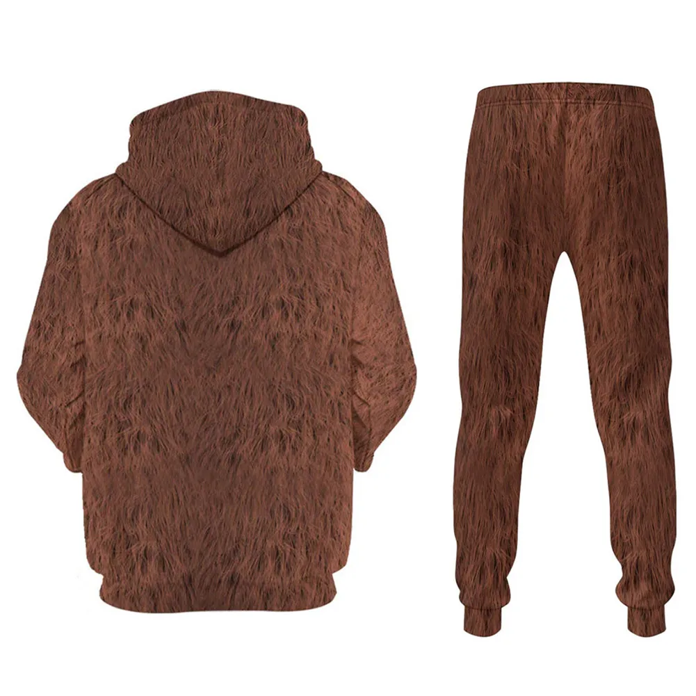 Matkey Cosplay Sweat à capuche et pantalon décontractés pour hommes et femmes, sweat à capuche imprimé en 3D, costume de princesse Cos de pêche, Ktie de la présidence de Kong, groupe de la présidence