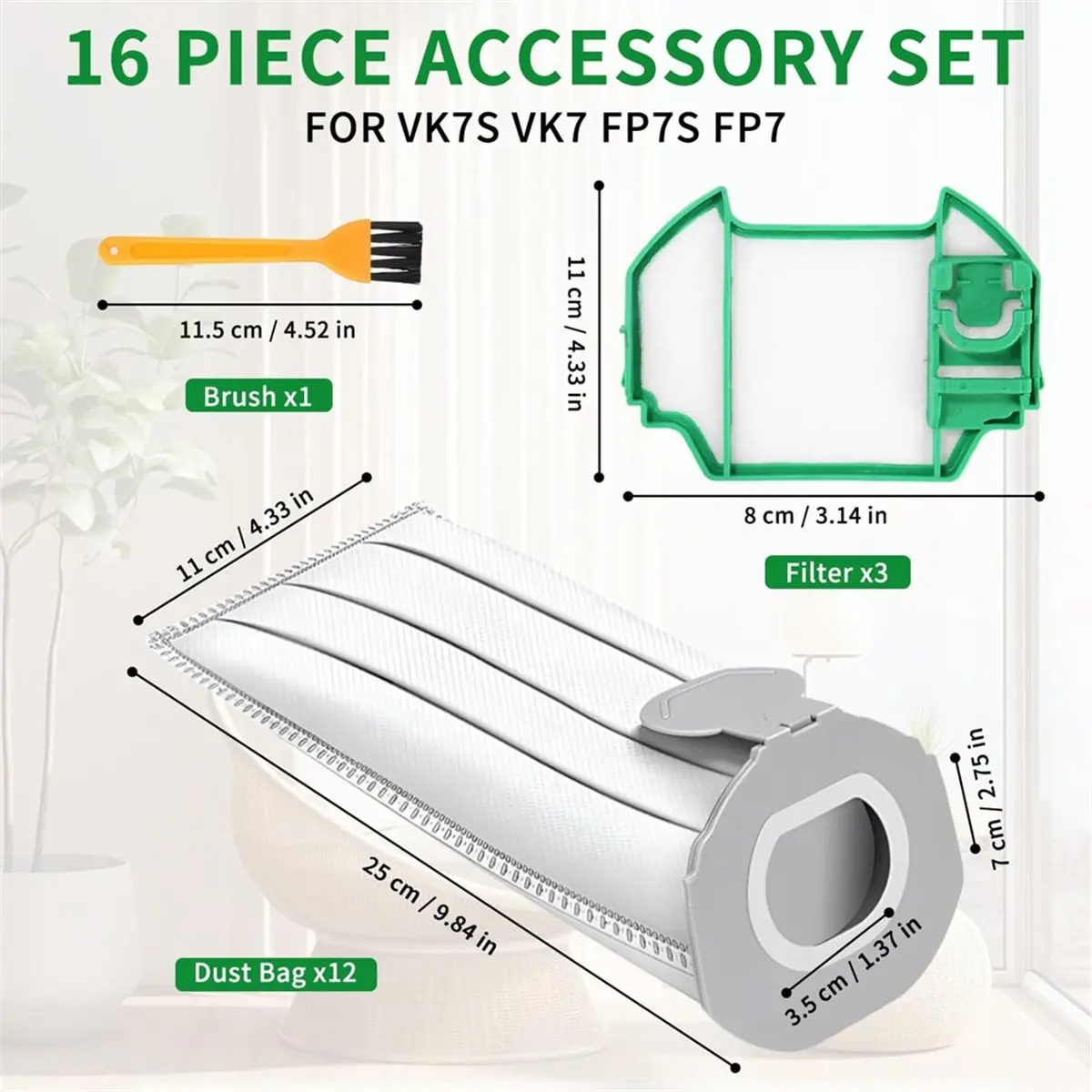 Pack Of 12 VK7 Vacu…