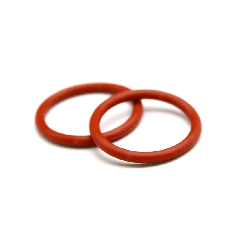 VMQ Red Silicone O-Ring OD 5-80mm Thickness CS 1/1.5/2/2.4mm Food Grade Sealing Ring Waterproof & Insulated Gasket Washer image 3