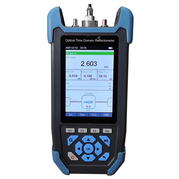 PG-1100  low price built in optic power meter VFL and laser source Fiber optic otdr tester mini OTDR machine