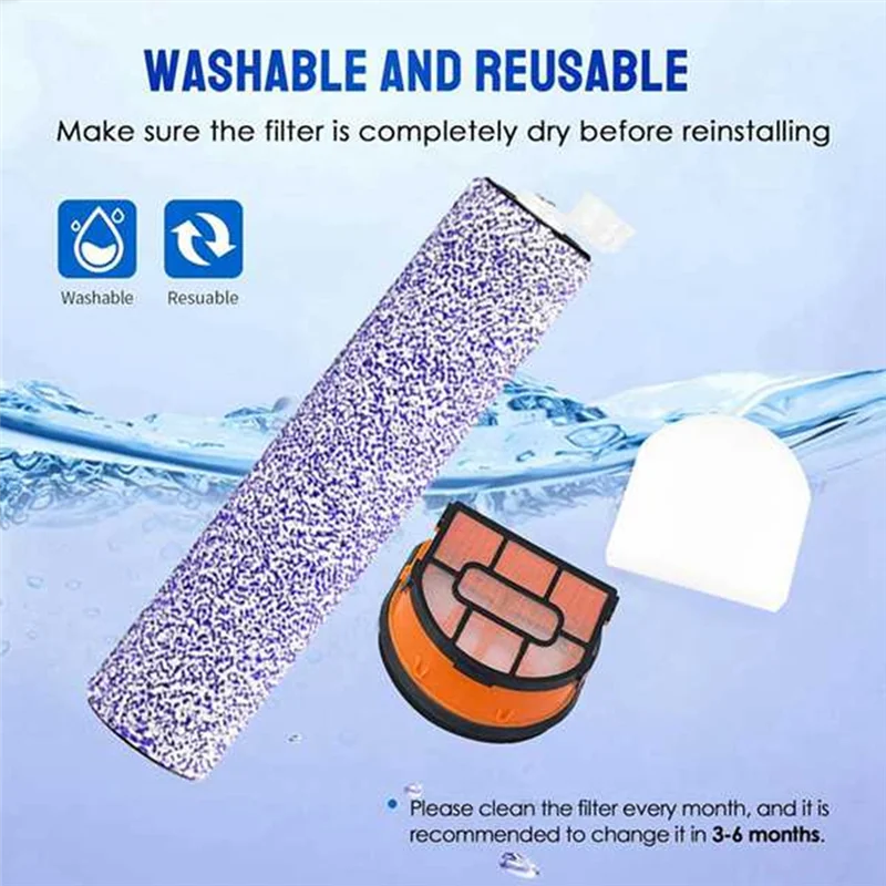 جودة عالية-لسمك القرش WDB1F2 Hydrovac AW201 AW302 WD201 WD100 WD200 WD101 WD200C مكنسة كهربائية Brushroll تصفية حزمة استبدال