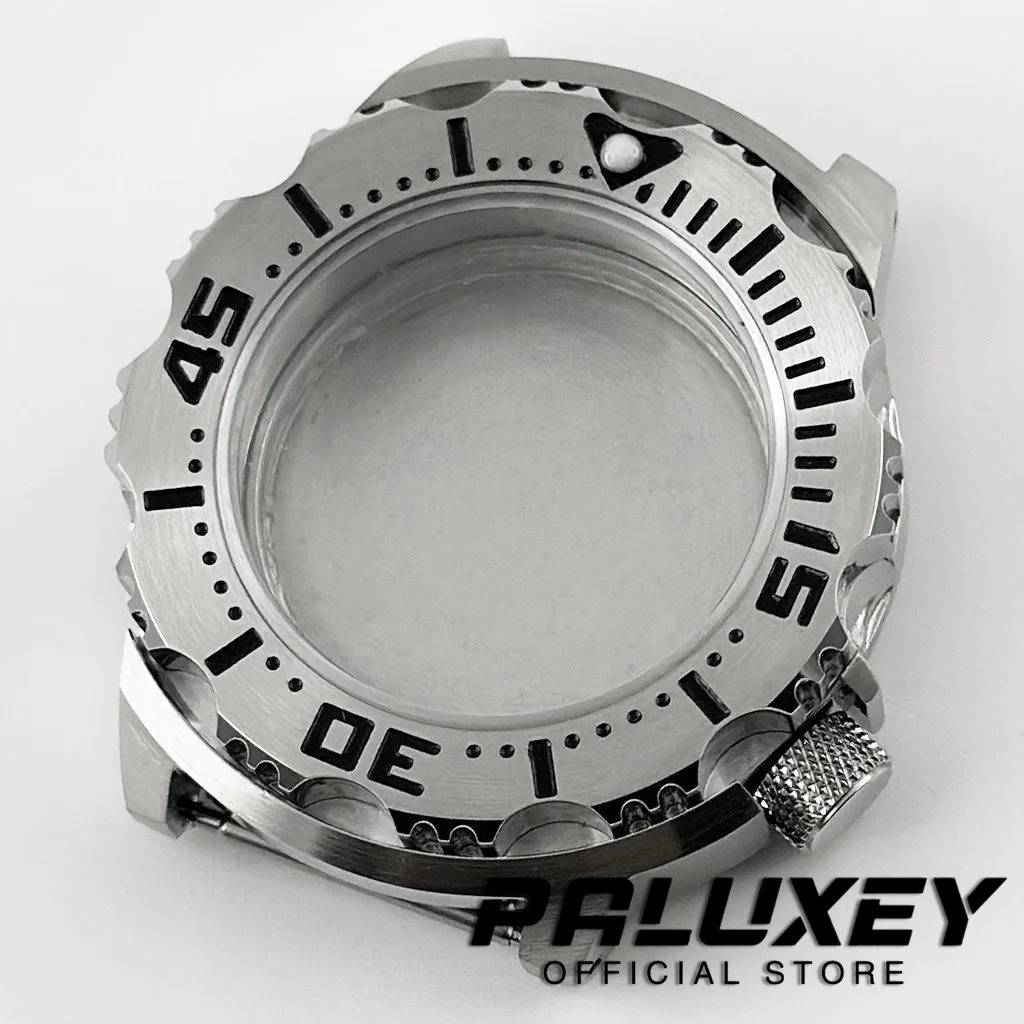 

Корпус для часов Monster 42 мм, сапфировое стекло, винтовая заводная головка 3.8, подходит для механизмов NH34, NH35, NH36.