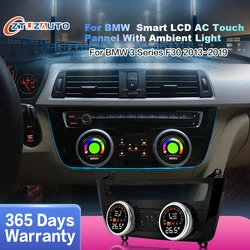 Car AC Panel for BMW 3 Series F30 F31 F34 F35 2013-2019 Air Conditioning Control Touch LCD Climate Digital Screen Plug and Play