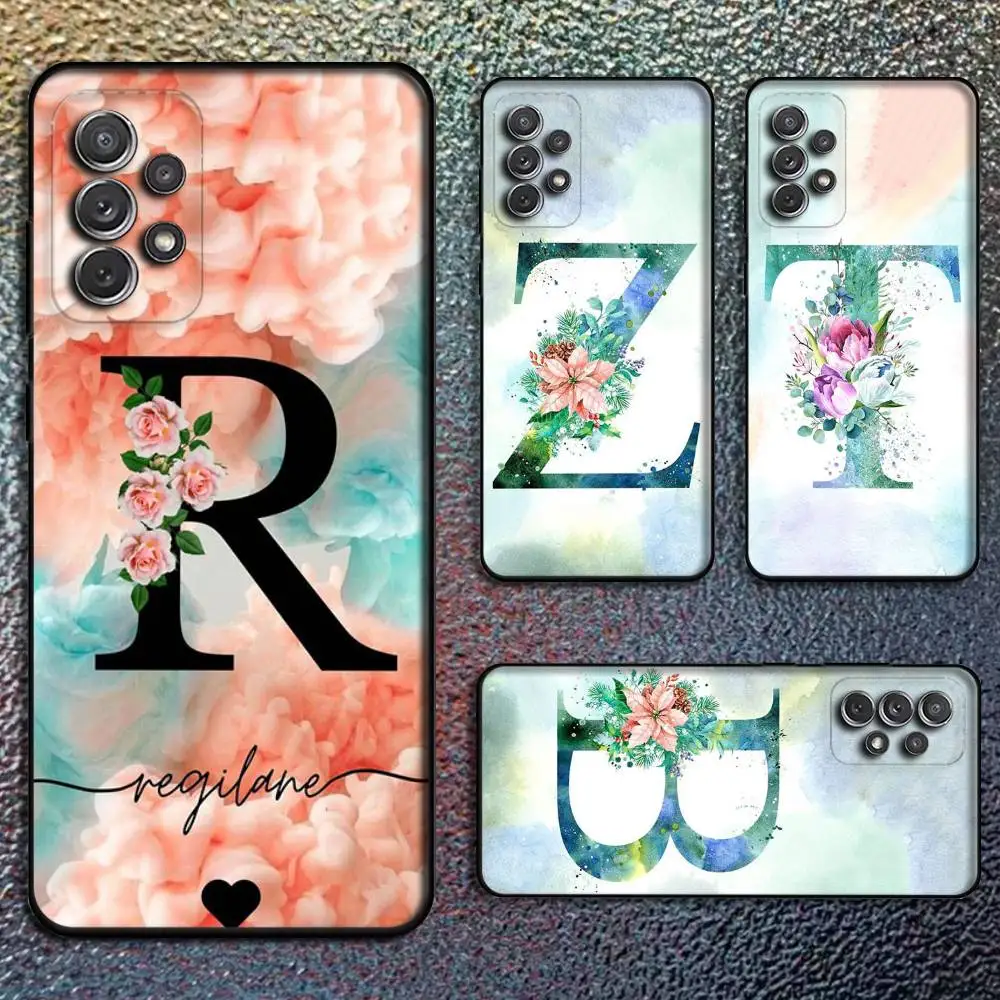 

Personalised Custom Name Initials Phone Case For Samsung S25,S24,S21,S22,S23,S30,Ultra,S20,Plus,Fe,Lite,Note,10,9,5G Black Cover