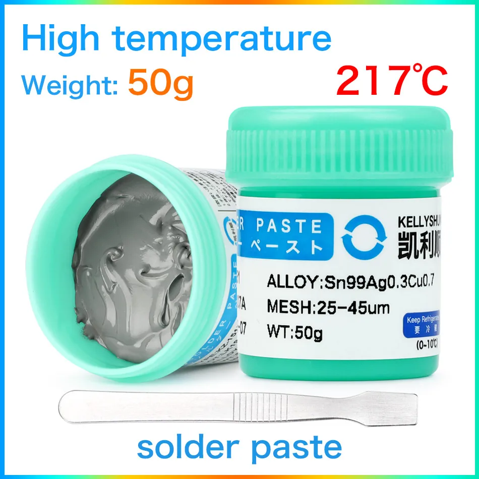 High temperature Solder Paste Flux For BGA SMD PCB Soldering Welding paste lead-free environmental protection 217℃