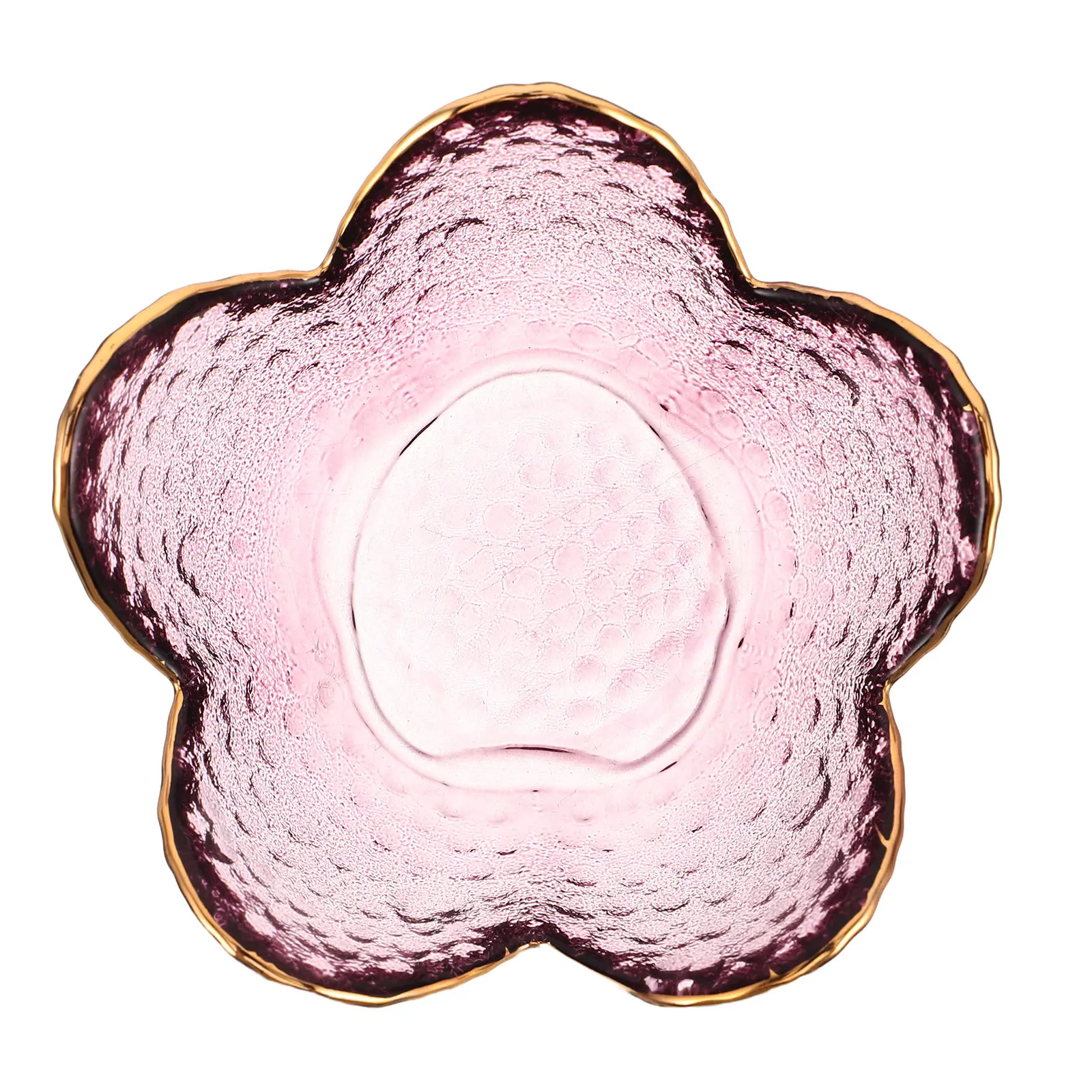 

Flower Jewelry Dish Glass Trinket Tray Small Ring Holder Bowl for Women Jewelry Storage Bedroom Decor Gift for Mom Wife Daughter