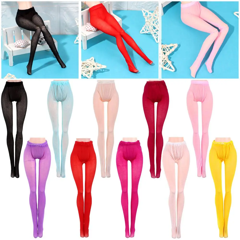 Fashion Bottoms Socks Colorful Pantyhose Mini Elastic leggings Doll Silk Stockings Dolls Accessories Toys Panty hose