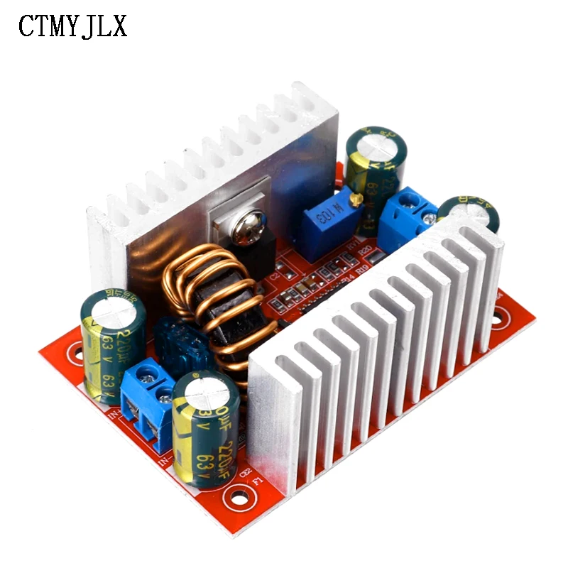 400W DC to DC 15A Max 8.5-50V to 10-60V Module Step-Up Boost Converter Constant Current Power Supply LED Driver Voltage Charger