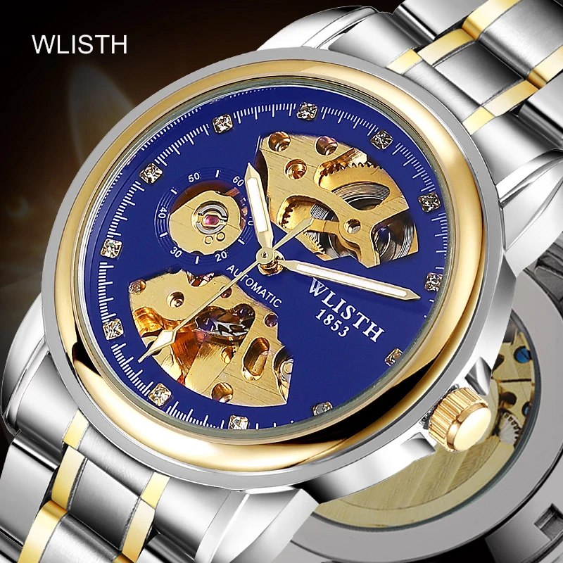 Fashion Hollow Business Tourbillon Automatic Mechanical Watch for Men