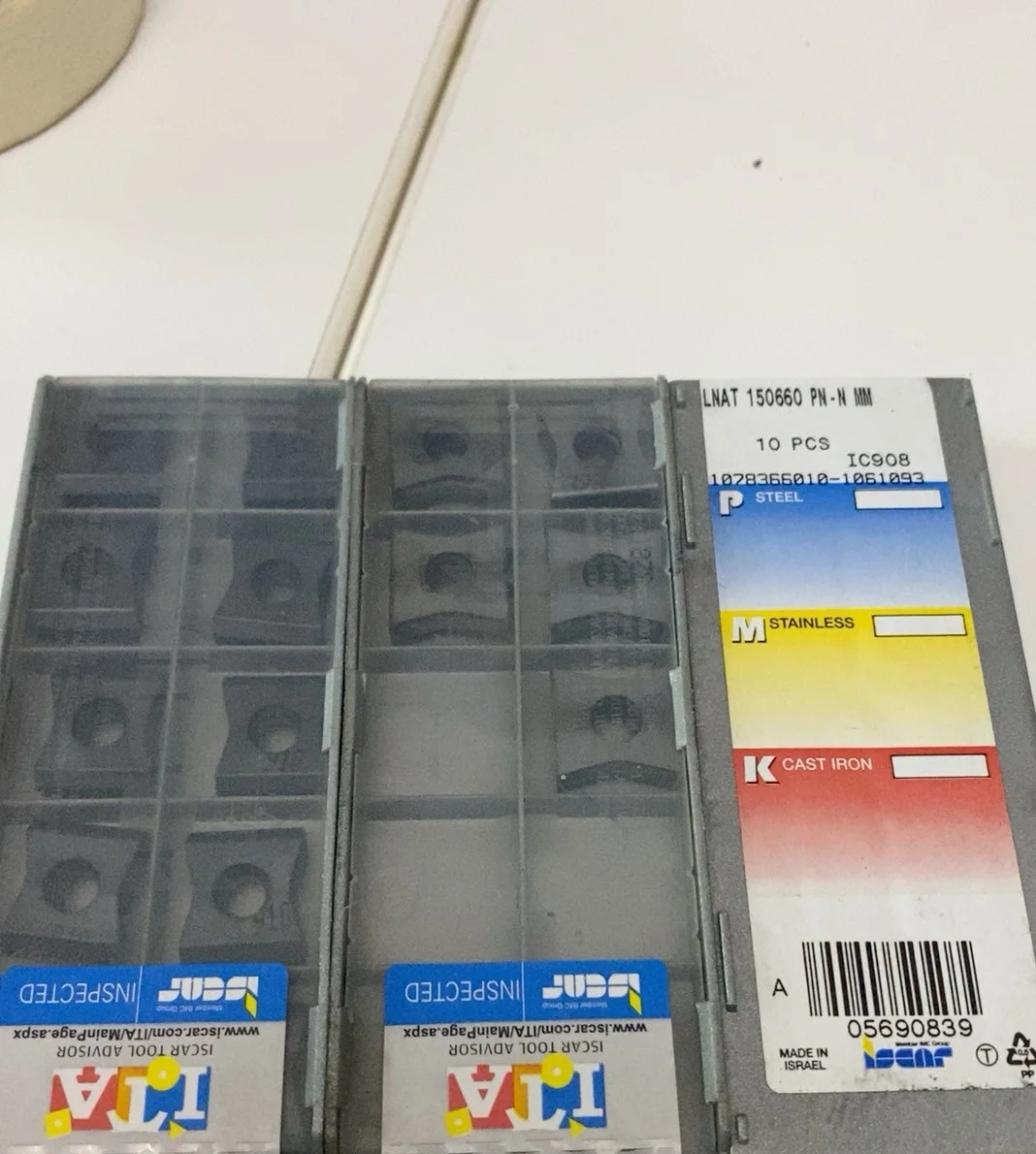 

Hard alloy cutting blades LNKX1506PN-N PL IC908