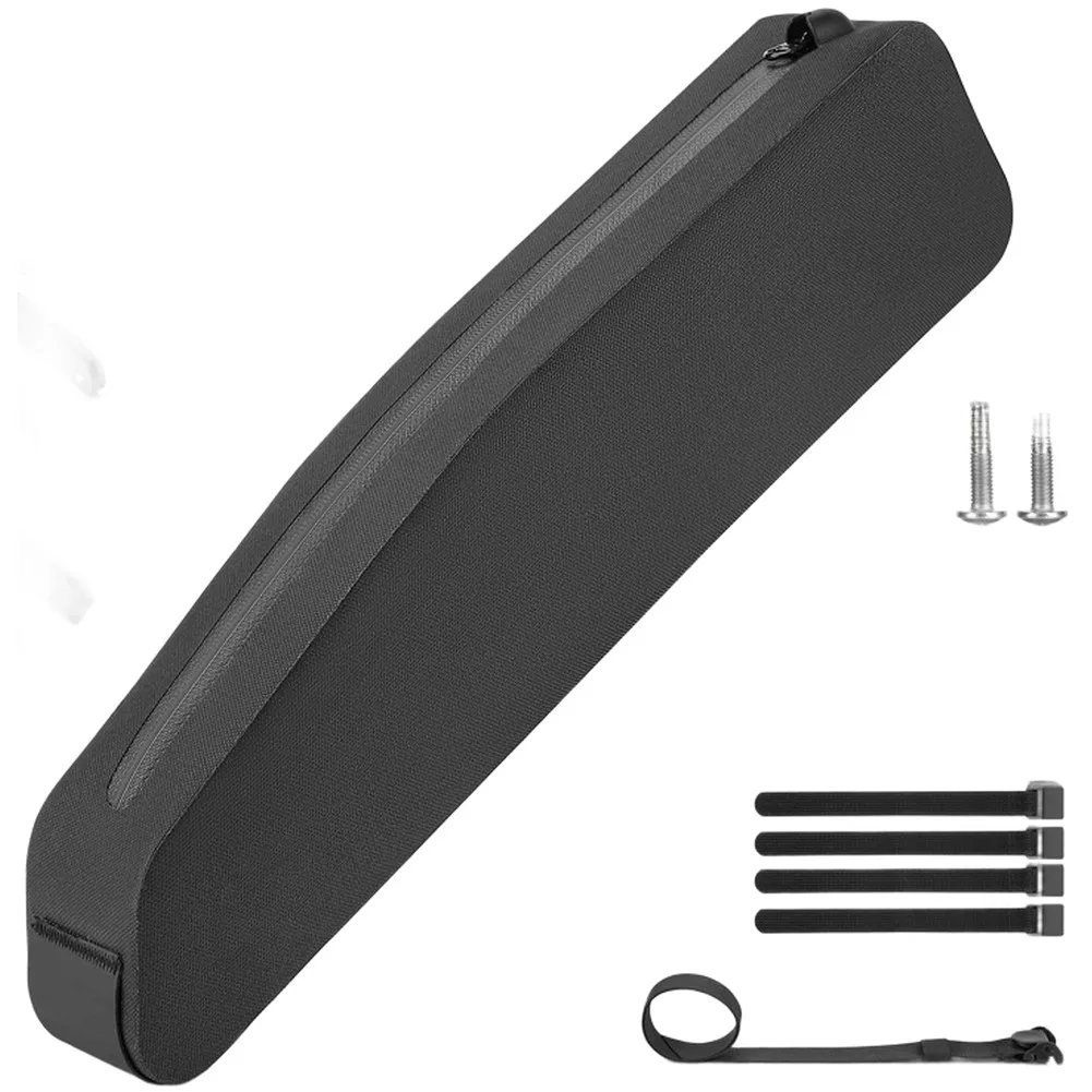 

Cycling Night Riding Top Tube Bag Bike Frame Storage Waterproof Bike Frame Storage Bicycle Bag Black 1.9L Capacity