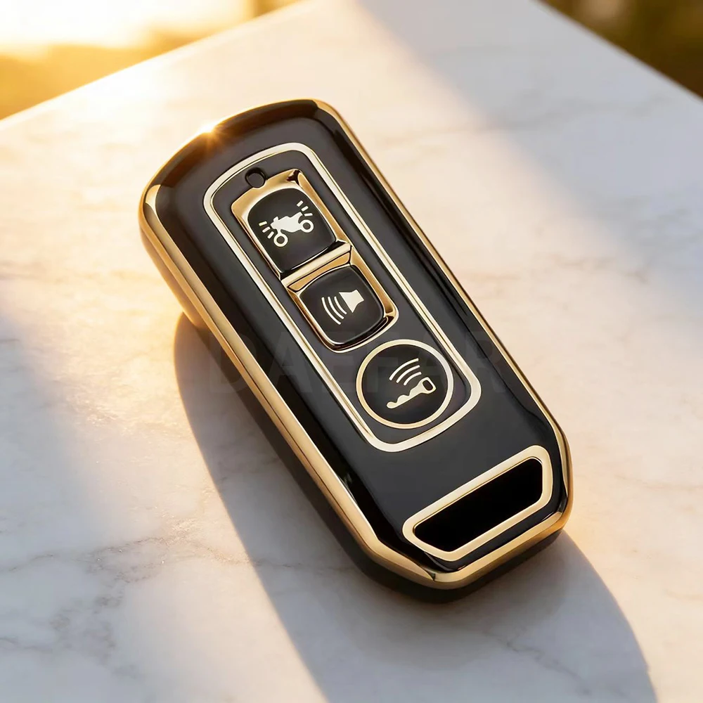 

3 Buttons Remote Key Case Cover for Honda Xadv 350 Forza 750 300 Sh 350 PCX Protector Auto Shell Fob Holder Accessories