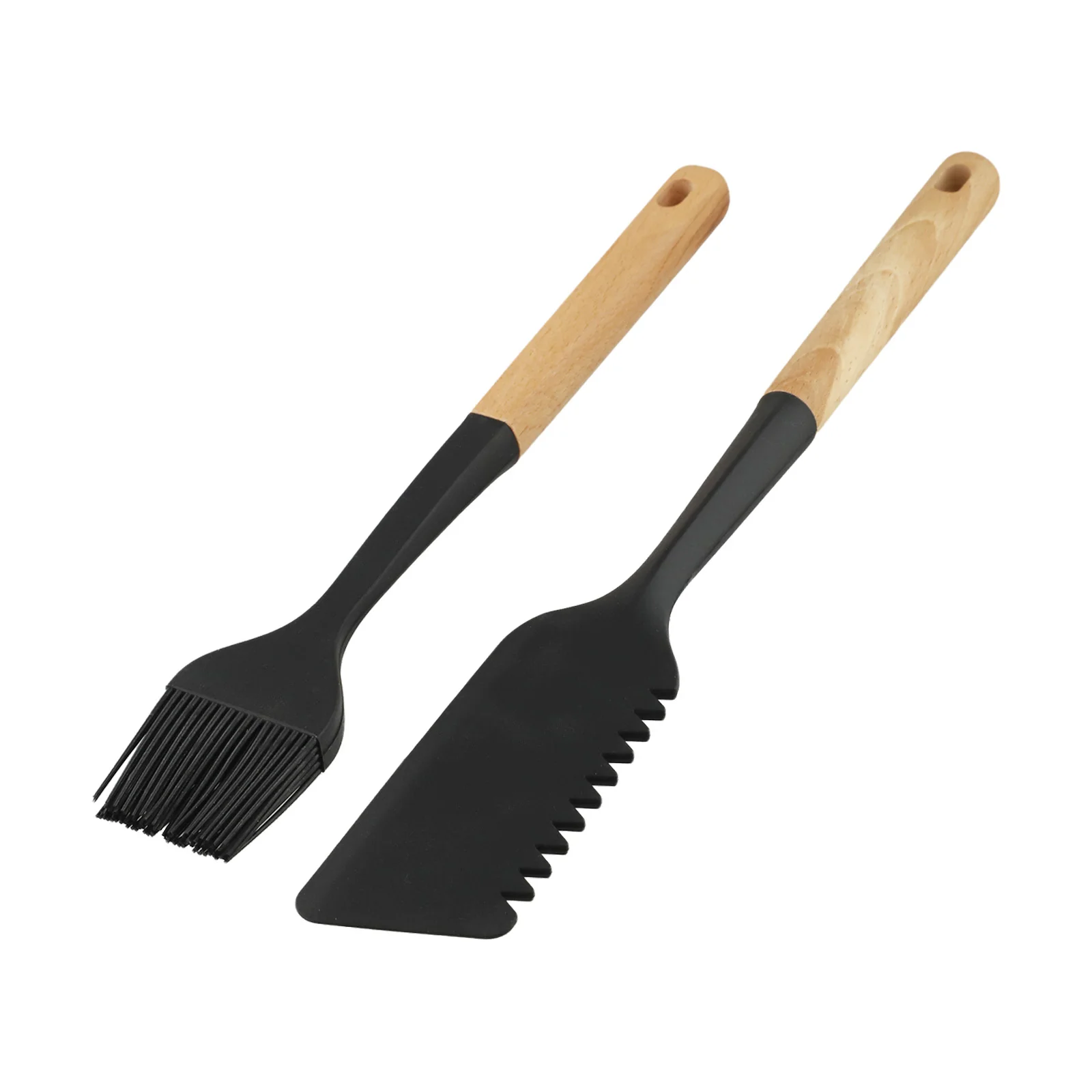 

Baking Activities Black Kitchen Scraper Comfortable Kitchen Scraper Heat Resistant Kitchenware Silicone Material