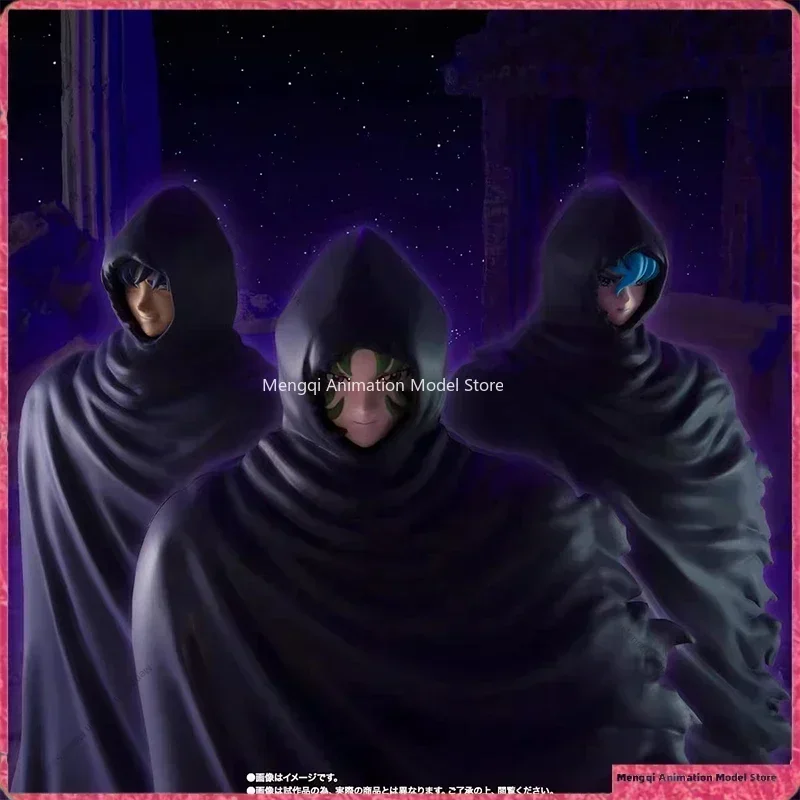 

BANDAI in Stock Saint Cloth Myth EX Ghost Aries Pisces Cancer Anime Action Collectible Figure Model