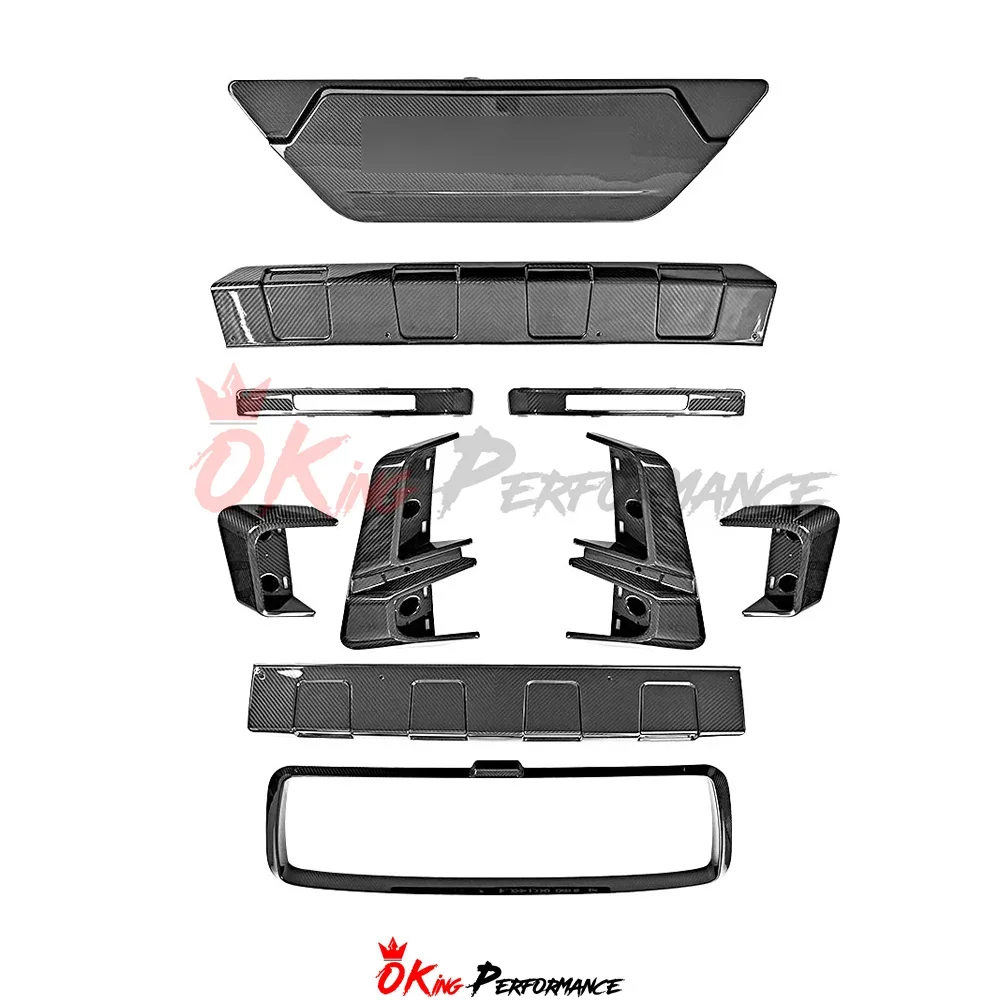 G800 Style Dry Carbon Fiber Body Kits For Mercedes Benz G Wagon W464 AMG G63 BodyKit