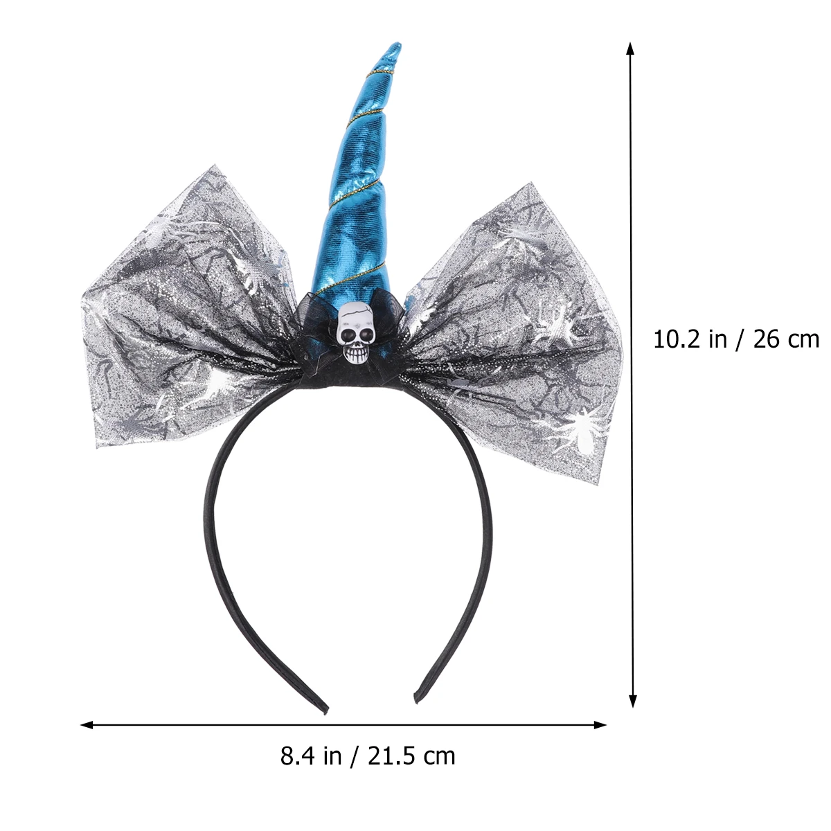 

Unicorn Headb Kids Hair Accessories Halloween Mesh Cloth Hoop Child Headwear Costume Party Banquet Stage Girls Wear