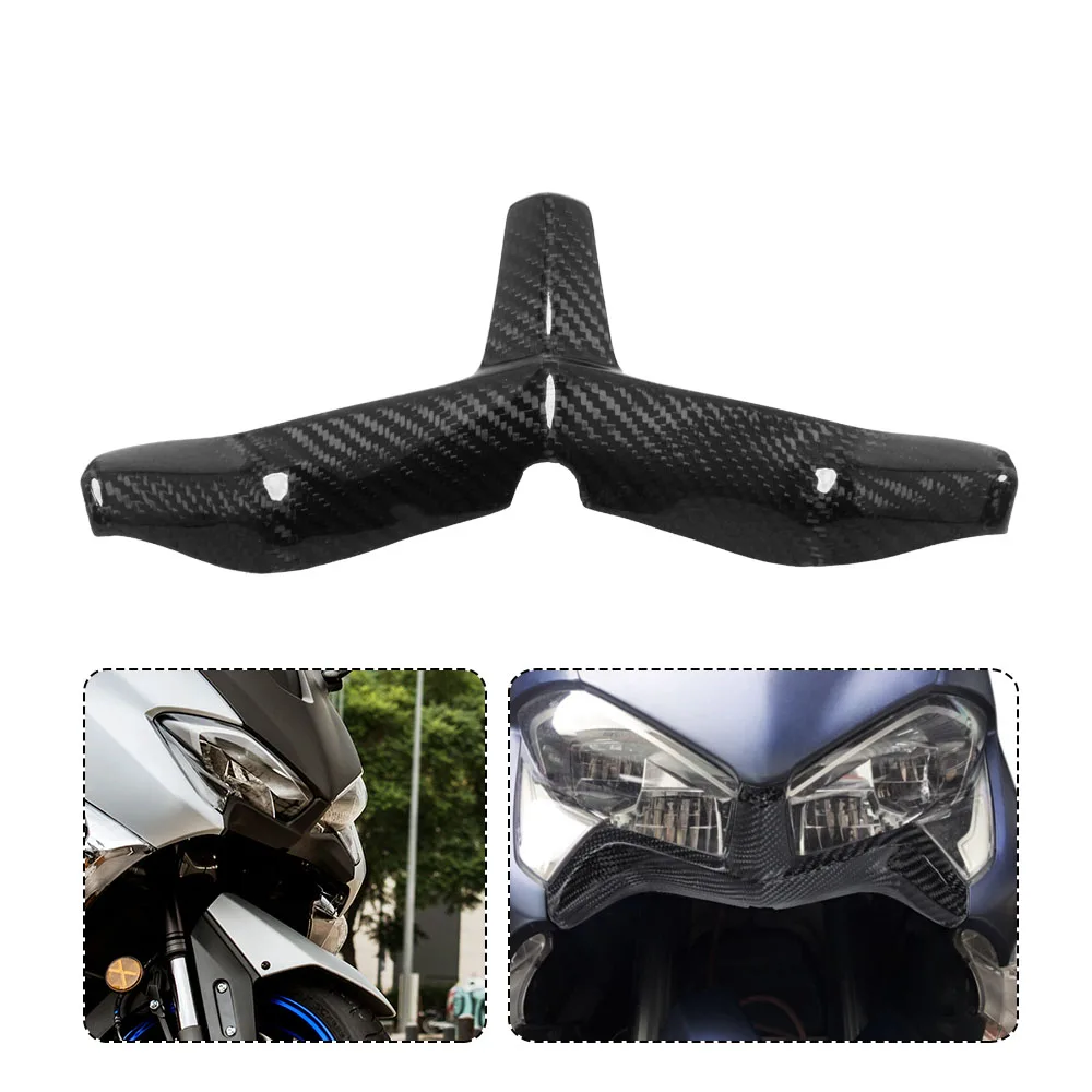 

Новый передний обтекатель мотоцикла из настоящего углеродного волокна, аэродинамическая крышка крыла, накладка, защита спойлера для Yamaha TMAX530 tmax560 2017-2021