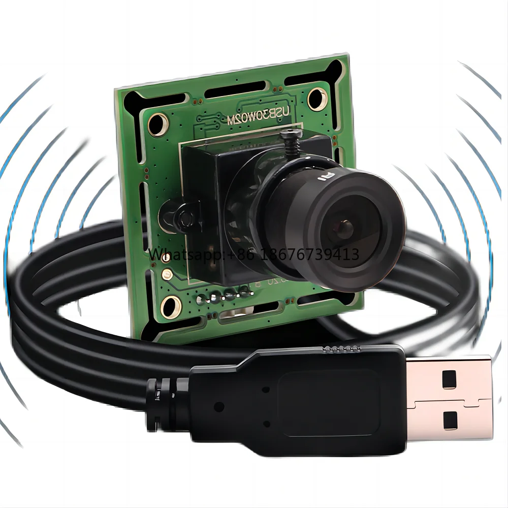 0.3MP USB VGA Camera Module 640x480 60FPS 32x32mm 26x26mm usb video camera  -USB30W02M-L36