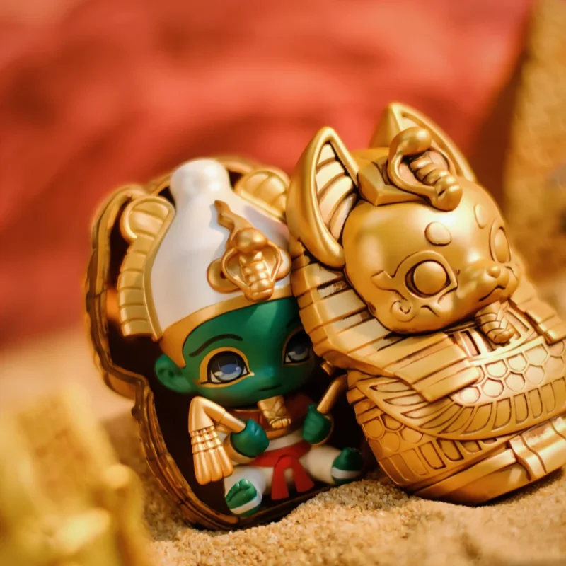 Echtes Aaru Garden Series 2-Blindbox-Spielzeug, ägyptische Figur, Caja Mystery Box, Misteriosa, schönes Spielzeugmodell, Geburtstagsüberraschungsgeschenk