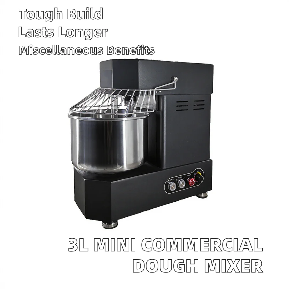 3L خلاط العجين التجاري للمنزل  - مراجعة Commercial Kitchen Mixers Dough Mixer وسعره